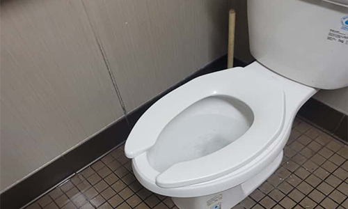 Unclogged Toilet